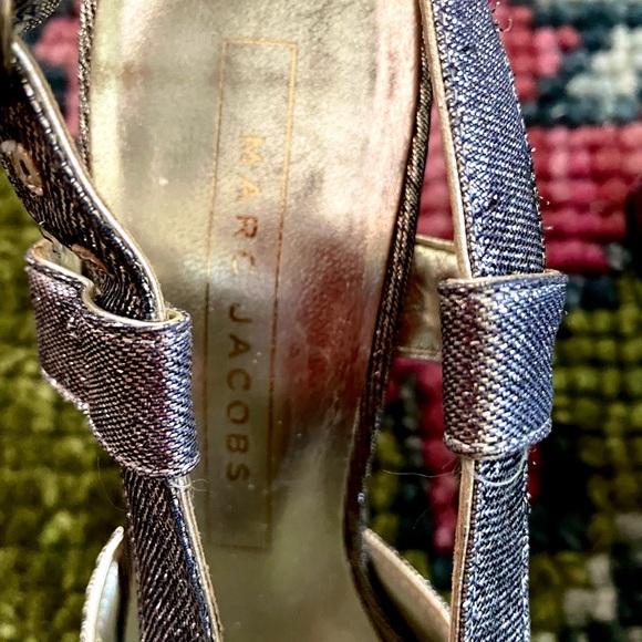 Marc Jacobs Glittering Silver Heels - Picture 4 of 13